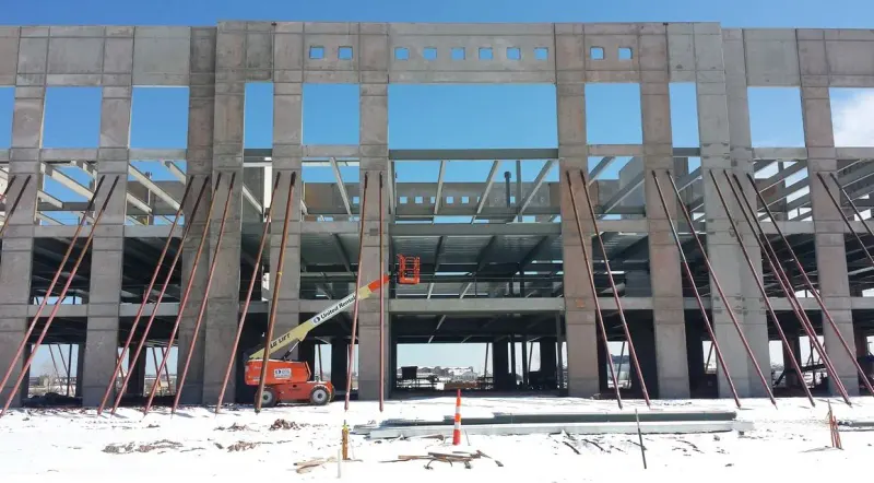 Linn Energy tilt-up concrete project