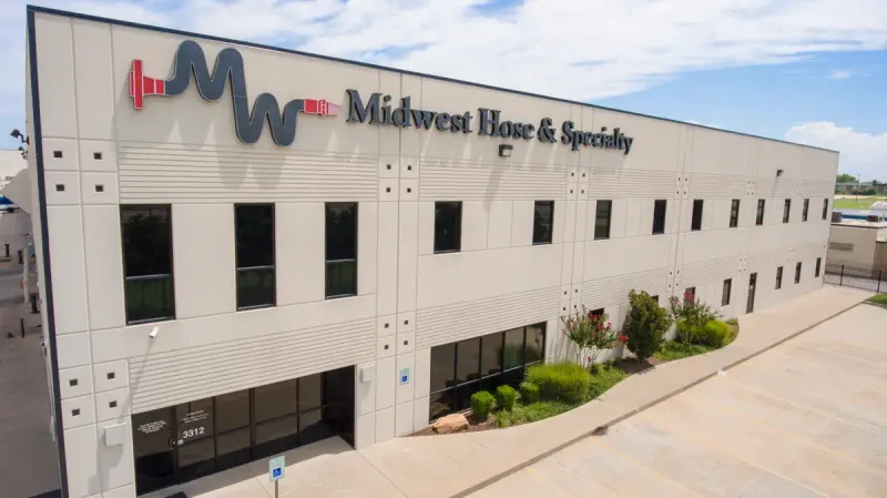 Midwest Hose commercial concrete project