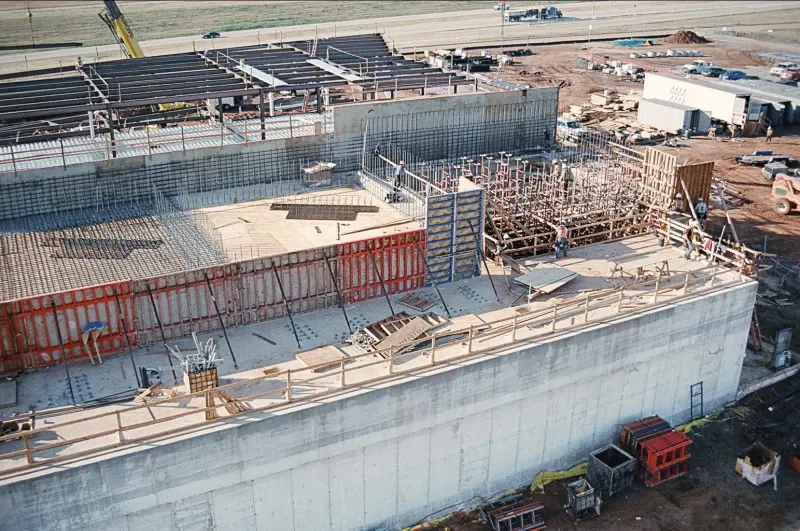 ProCure proton therapy facility structural concrete, Oklahoma City