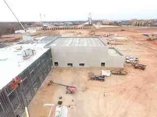 Stillwater High School concrete project